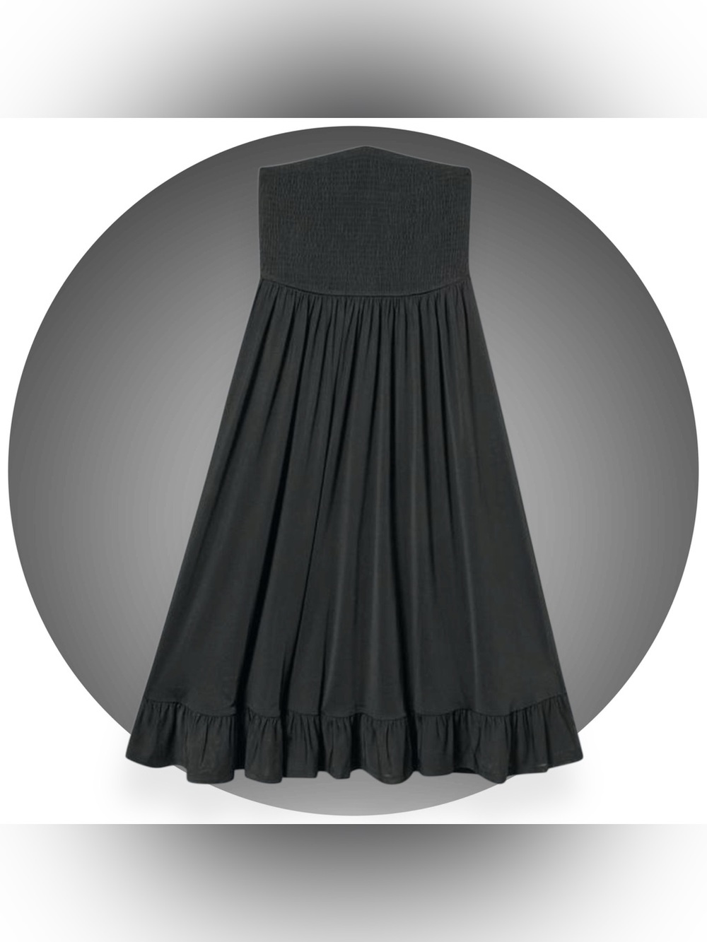 NWT • TORRID • MESH SMOCKED SWIM Mesh MAXI COVER-UP - Picture 6 of 8
